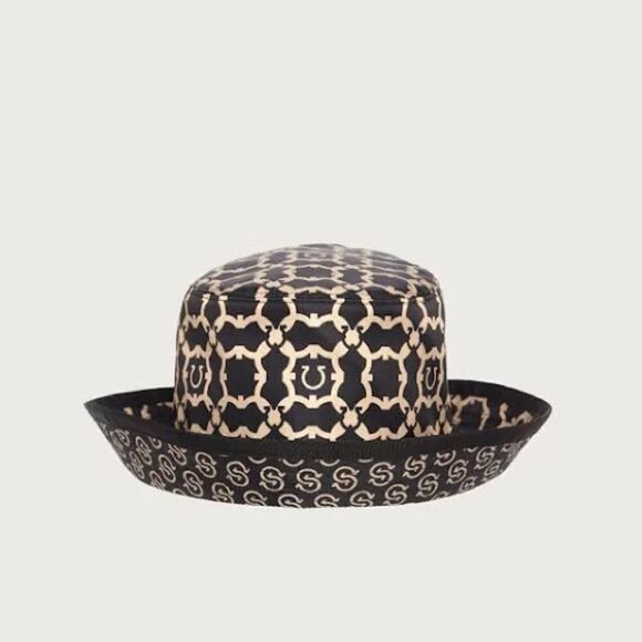 Salvatore Ferragamo Galore Logo Reversible Nylon Bucket Hat - Black - eu 57 - Picture 8 of 9